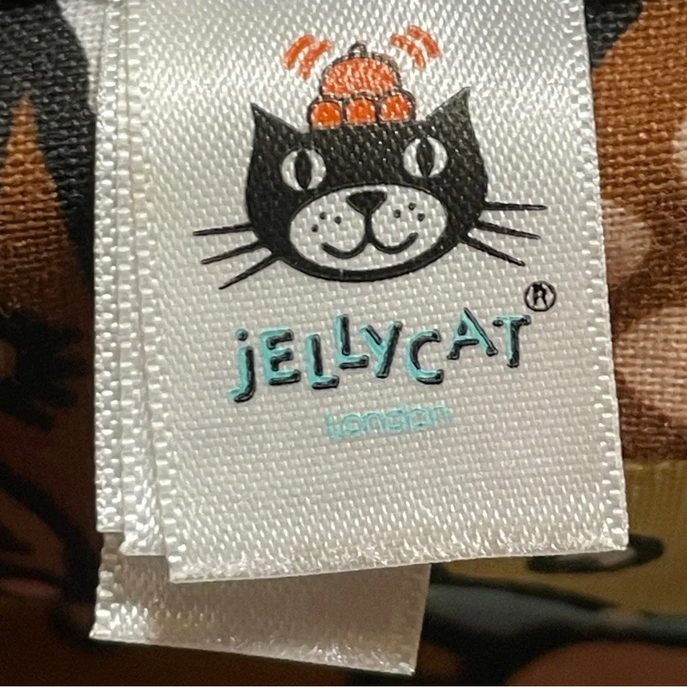 JELLYCAT LONDON BLUE PET TAILS SOFT CRINKLE FABRIC BABY TODDLER BOOK